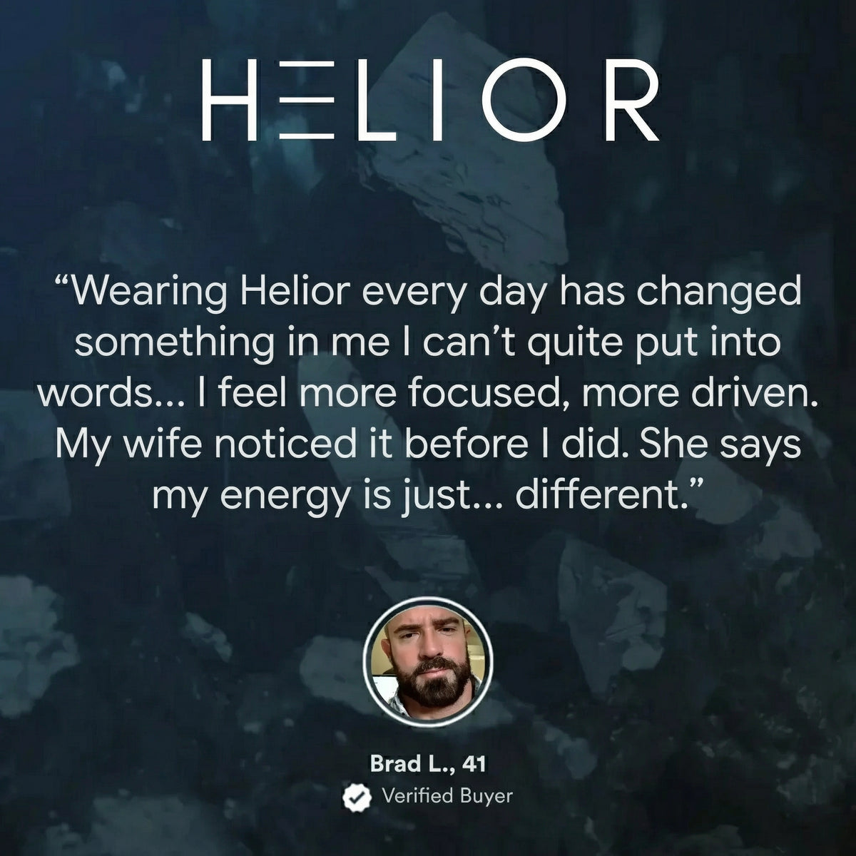 HELIOR - Pulseira de Hematite
