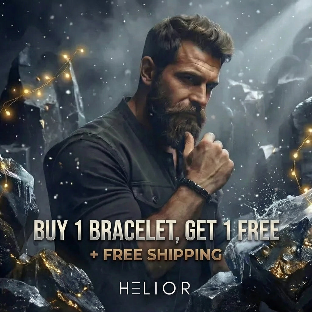HELIOR - Pulseira de Hematite